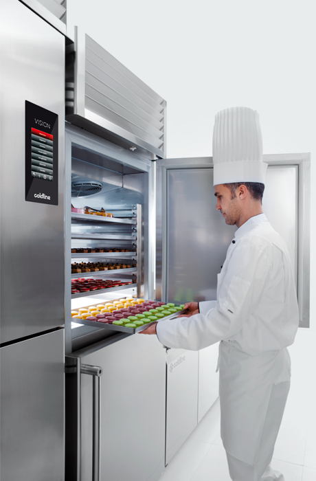 Armadio frigorifero professionale multifunzione Vision ristorante pasticceria Coldline Armadio frigorifero professionale multifunzione Vision Coldline
